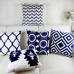 Housse de coussin marin moderne Housse de coussin marin moderne 1