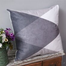 Housse de coussin collection damier gris Housse de coussin collection damier gris