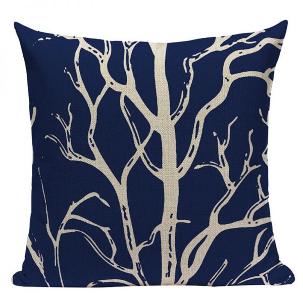 Housse de coussin décoration marine Housse de coussin décoration marine 2