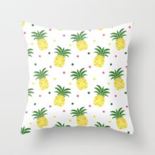 Housse de coussin nordique yellow ananas Housse de coussin nordique yellow ananas 2