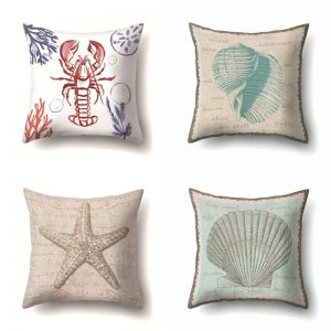 Housse de coussin marin vintage Housse de coussin marin vintage 1