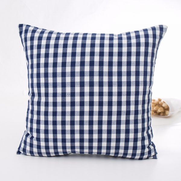 Housse de coussin collection ligne bleu Housse de coussin collection ligne bleu 3