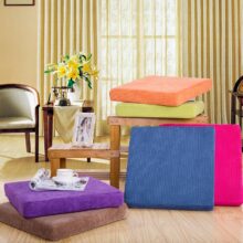 Coussin de sol carré multi couleur