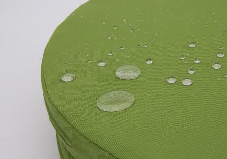 coussin rond d’extérieur imperméable pour jardin