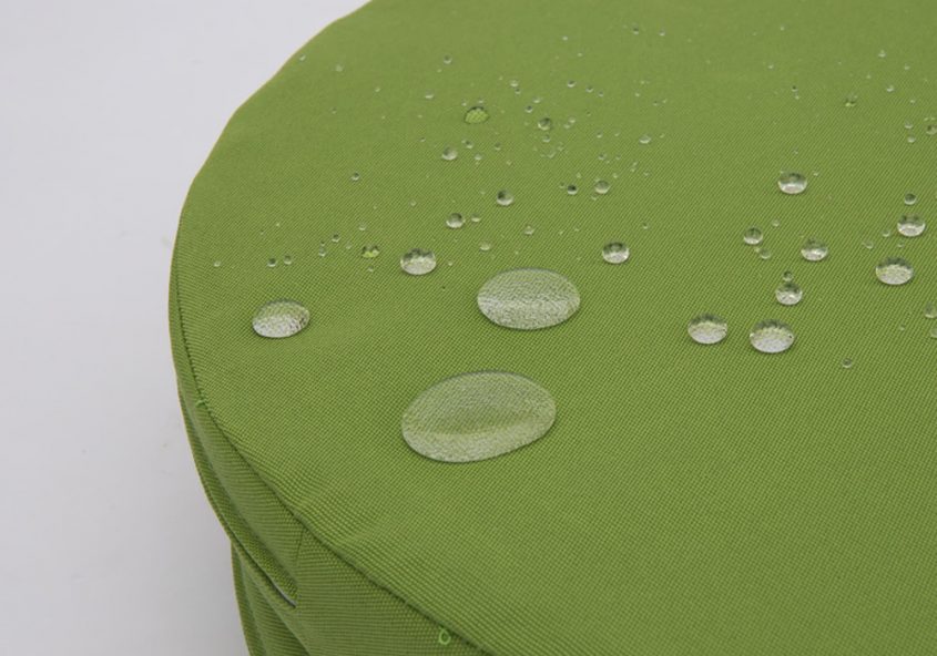 coussin rond d’extérieur imperméable pour jardin