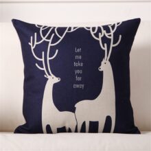 Housse de coussin cerf wapiti Housse de coussin cerf wapiti 2