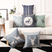 Housse de coussin cerf wapiti Housse de coussin cerf wapiti
