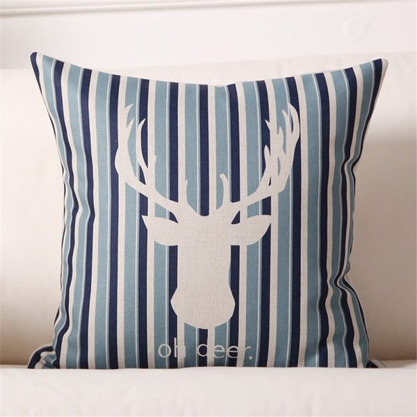 Housse de coussin cerf wapiti Housse de coussin cerf wapiti 3