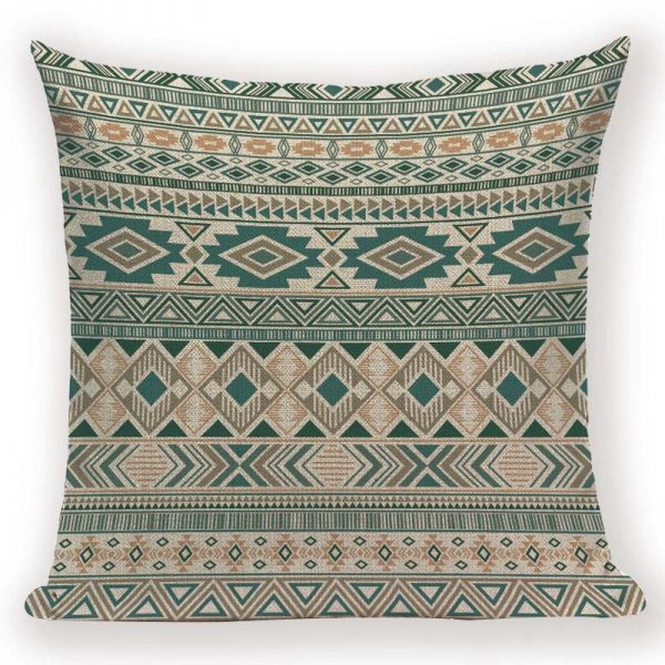 housse de coussin 45x45 géométrique   2