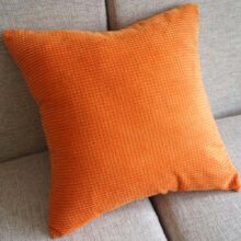 Housse de coussin orange Housse de coussin orange 2