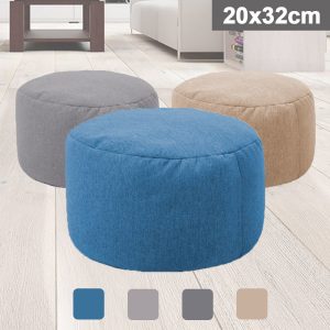 Petit pouf rond classique