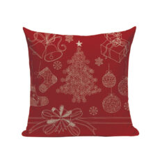 Housse de coussin sapin et père noël Housse de coussin sapin et père noël