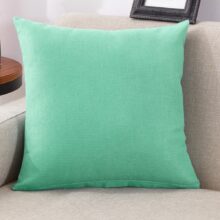 Housse de coussin bleu canard Housse de coussin bleu canard 4