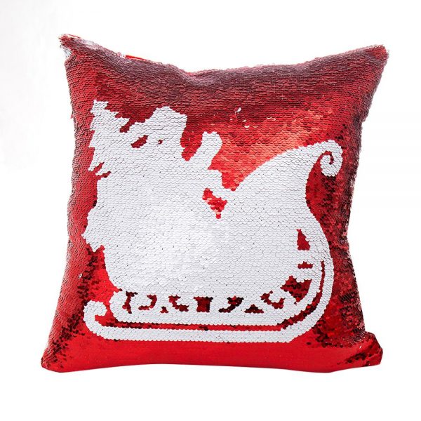 Housse de coussin collection paillette de noël Housse de coussin collection paillette de noël  5