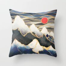 Housse de coussin paysage créatif  5