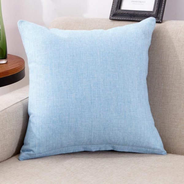 Housse de coussin bleu canard Housse de coussin bleu canard 3