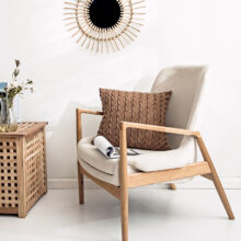 Housse de coussin 45x45 coton nordique 5