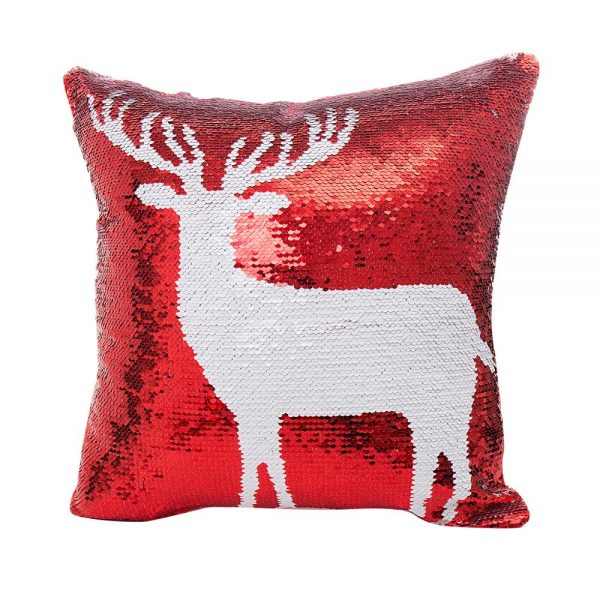 Housse de coussin collection paillette de noël Housse de coussin collection paillette de noël  4