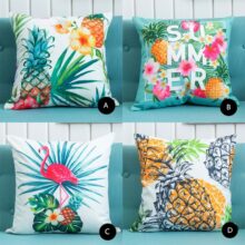 Housse de coussin collection fruits d’été Housse de coussin collection fruits d'été 1