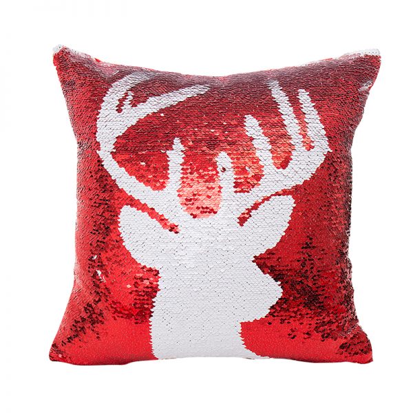 Housse de coussin collection paillette de noël Housse de coussin collection paillette de noël  1