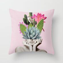 Housse de coussin visage abstrait Housse de coussin visage abstrait 4