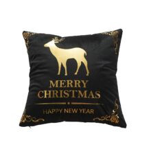 Housses de coussin noir Christmas Love Housses de coussin noir Christmas Love