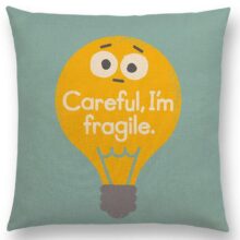 Housse de coussin message to you