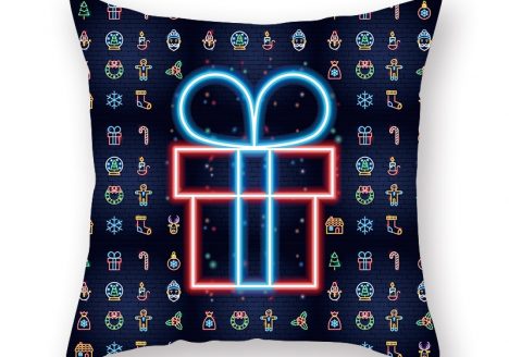 housse de coussin cadeau de noel