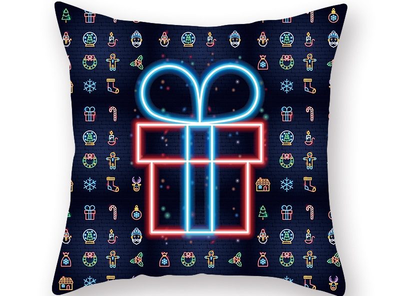 housse de coussin cadeau de noel