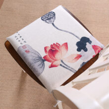 Coussin de chaise lotus vintage 3