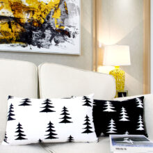 Housse de coussin canapé géométrique 4