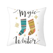Housse de coussin de noël en dessin Housse de coussin de noël en dessin 2