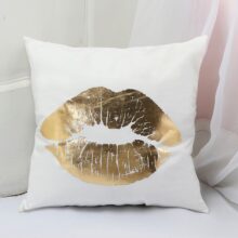 Housse de coussin golden love Housse de coussin golden love 2