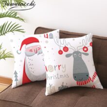 Housse de coussin de noël en dessin Housse de coussin de noël en dessin