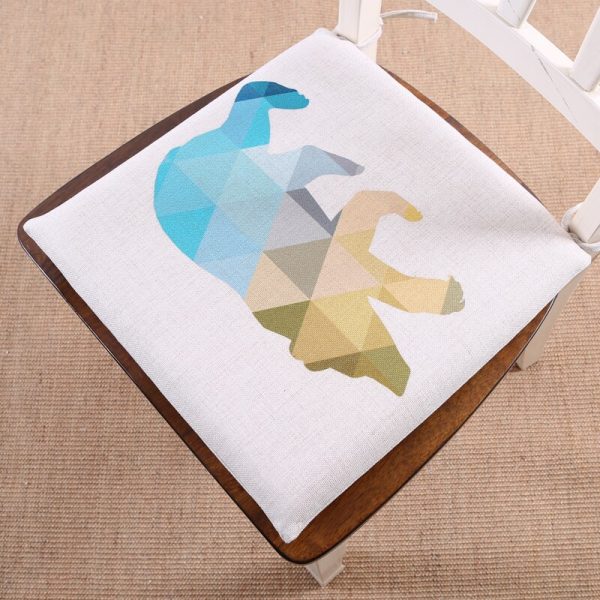 Coussin de chaise scandinave cerf bleu Coussin de chaise scandinave cerf bleu 3