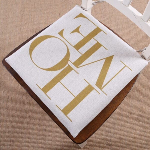 Coussin de chaise scandinave cerf bleu Coussin de chaise scandinave cerf bleu 2