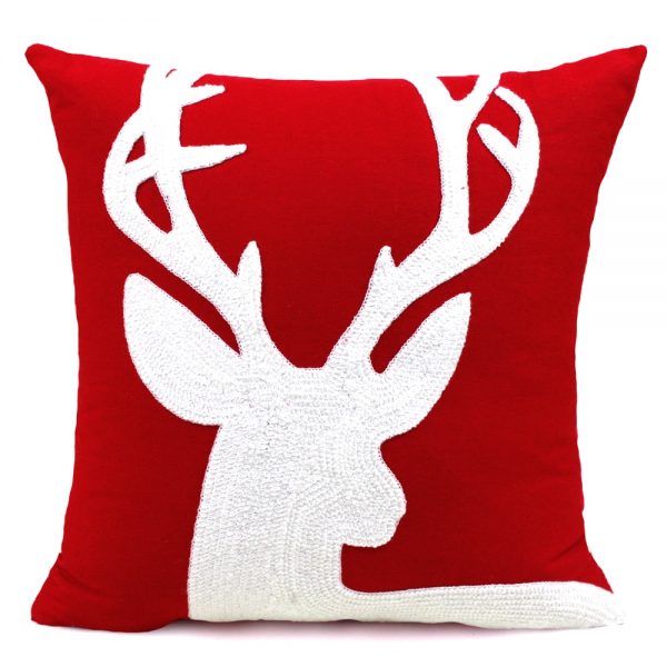 housse de coussin brodé de noël 3