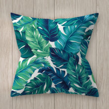Housses de coussin bleu vert créatif Housses de coussin bleu vert créatif  4