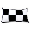 coussin rectangulaire damier