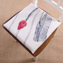 Coussin de chaise lotus vintage 4