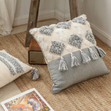 housse de coussin brodé style marocain  2