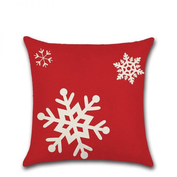 Housse de coussin noël et cerfs joyeux Housse de coussin noël et cerfs joyeux 3