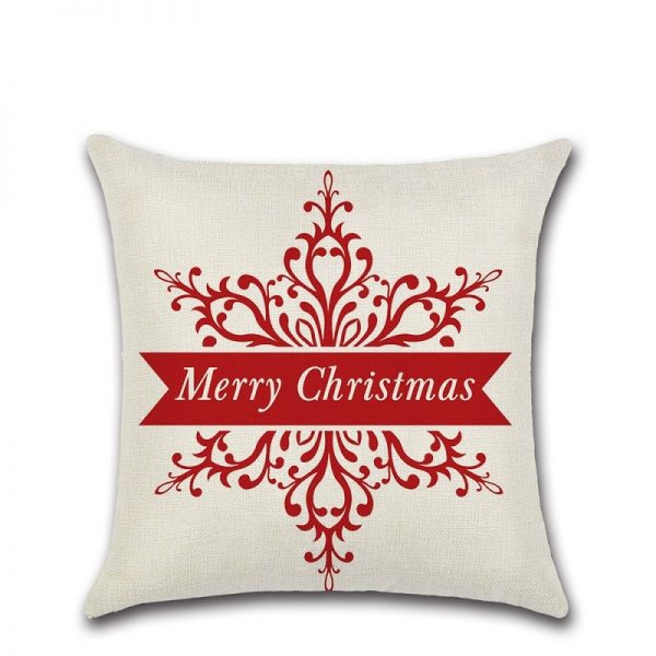 Housse de coussin noël et cerfs joyeux Housse de coussin noël et cerfs joyeux 2