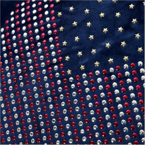 Housse de coussin cœur de strass 1