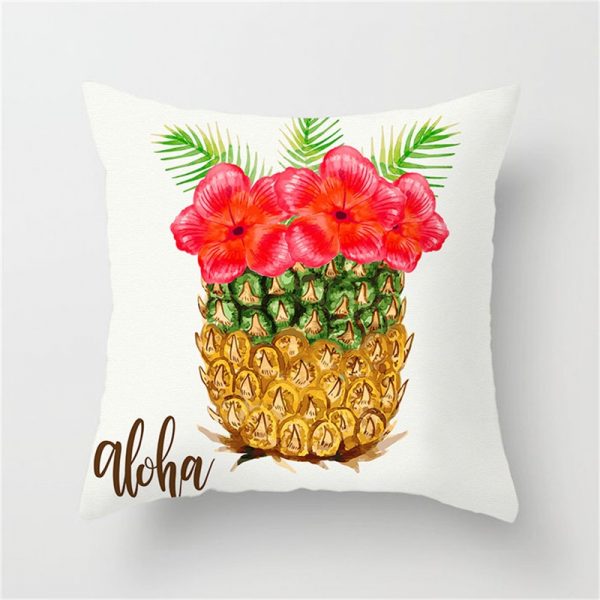housse de coussin plante tropicale ananas housse de coussin plante tropicale ananas 4