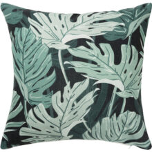 housse de coussin feuille verte tropicale housse de coussin feuille verte jungle