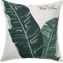 housse de coussin feuille verte tropicale housse de coussin feuille verte tropicale