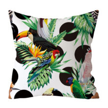 Housse de coussin Tropicale toucan Housse de coussin Tropicale toucan 1