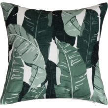 housse de coussin feuille verte tropicale housse de coussin tropical
