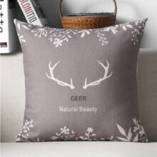 Housse de coussin cerf mauve de printemps Housse de coussin collection cerf fauve d'automne 2
